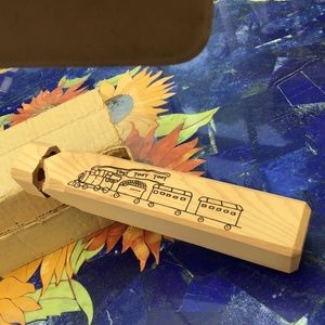 Unused Wooden Train Whistle
